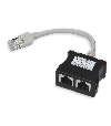 Neomax Разветвитель 100base-T RJ45 на 2 порта cat.5e [TMDU150] - LAN Розетка RJ-45