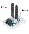 Розетка кат. 5e одинарная RJ45 разъем, krone [WP-033A] - LAN Розетка RJ-45