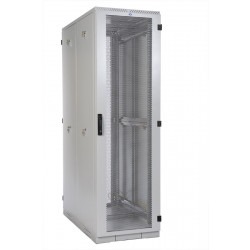 ЦМО! Шкаф серверный напольный 42U (600x1200) дверь перфорированная, задние двойные перфорированные (ШТК-С-42.6.12-48АА) (3 коробки)