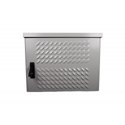 ЦМО Шкаф уличный всепогодный настен. 15U (600х500), передняя дверь вент. (ШТВ-Н-15.6.5-4ААА) (1 коробка)