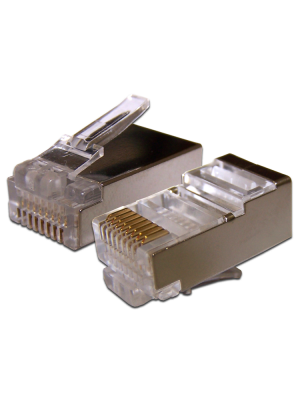 Коннектор PREMIUM Plug STP 8p8c-RJ45 cat.5e-drat