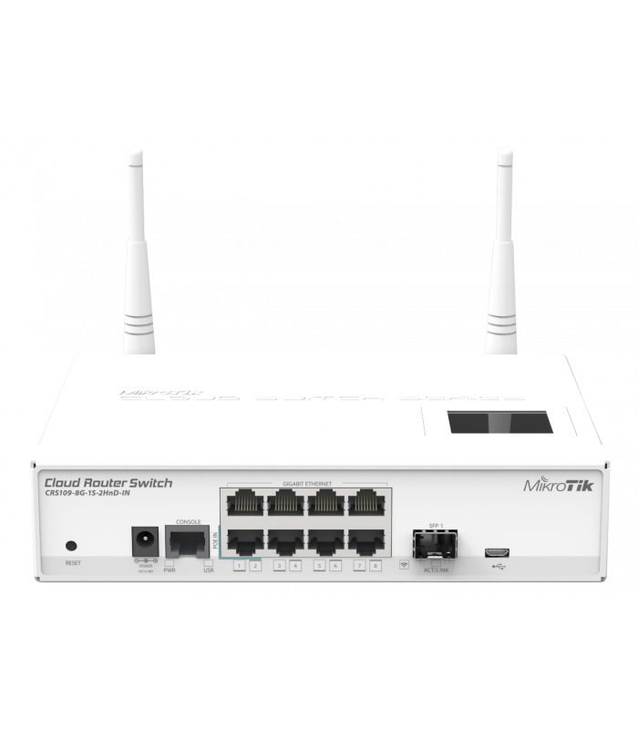 MikroTik CRS109-8G-1S-2HnD-IN - Маршрутизатор операторский