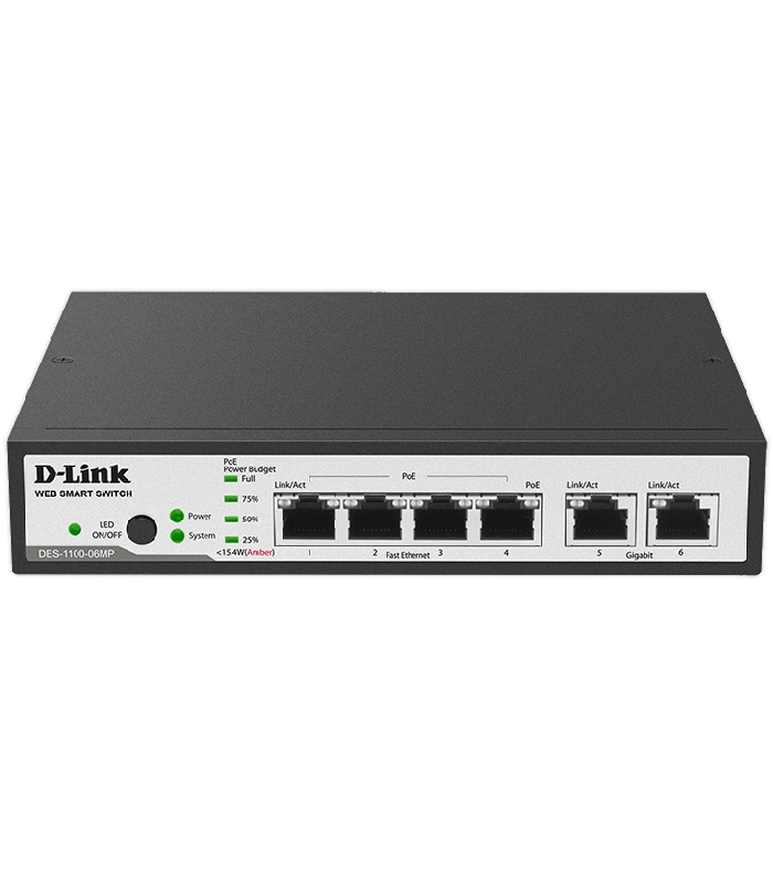 D-Link DES-1100-06MP - Коммутатор