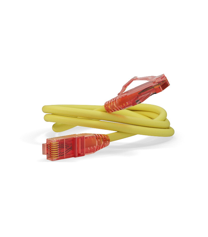 Hyperline PC-LPM-UTP-RJ45-RJ45-C5e-2M-LSZH-YL - Патчкорд медный
