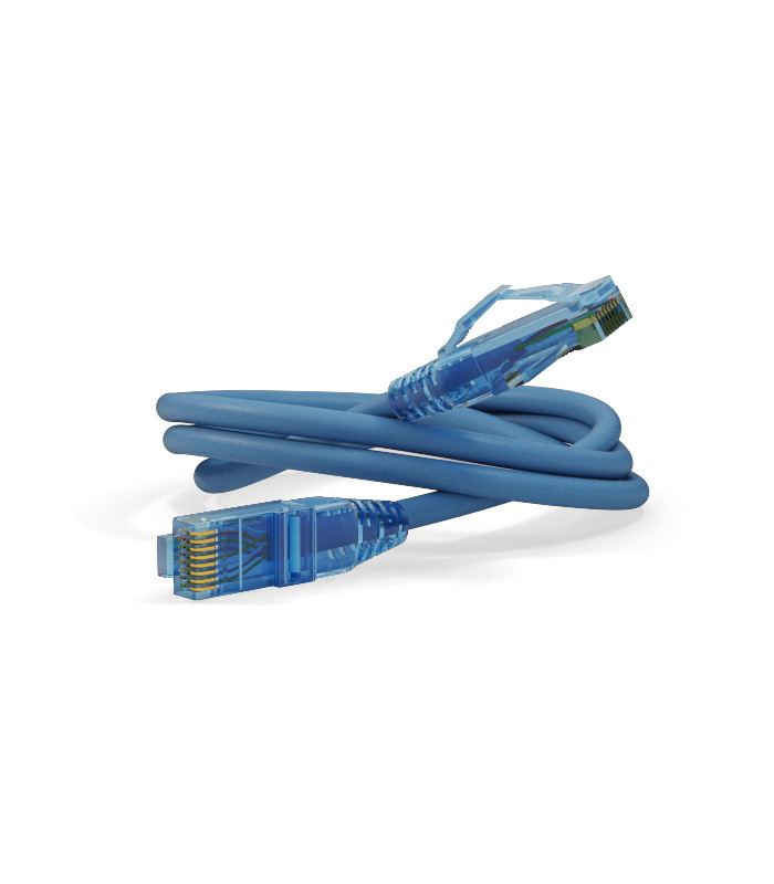 Hyperline PC-LPM-UTP-RJ45-RJ45-C6-0.3M-LSZH-BL - Патчкорд медный
