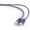 Bion Патч корд UTP кат.5е 0.25м фиолетовый CCA, BNPP12-0.25M/V